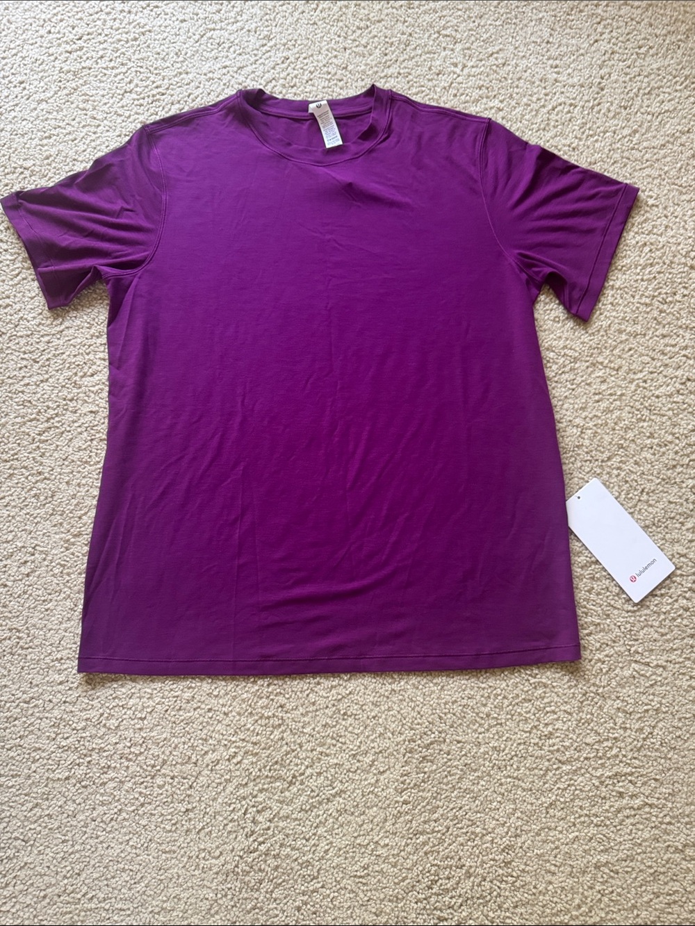 Lululemon Jersey Training Short Sleeve Shirt Chilled Grape